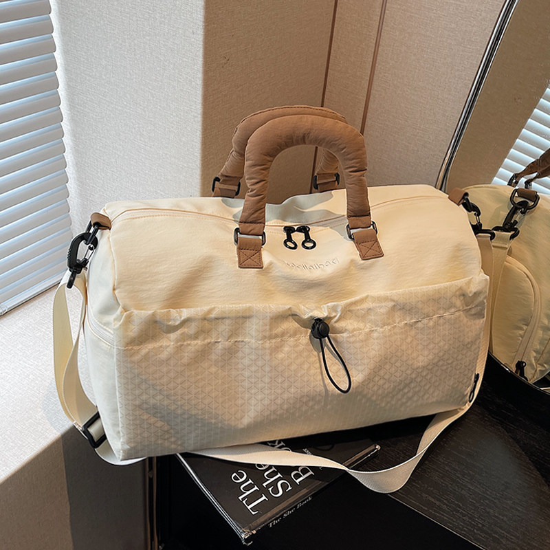 大容量旅行包女时尚轻便手提斜挎运动健身包男短途旅游收纳行李包