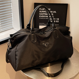 短途旅行包男款大容量手提包旅行轻便健身包女高级感外出行旅行袋