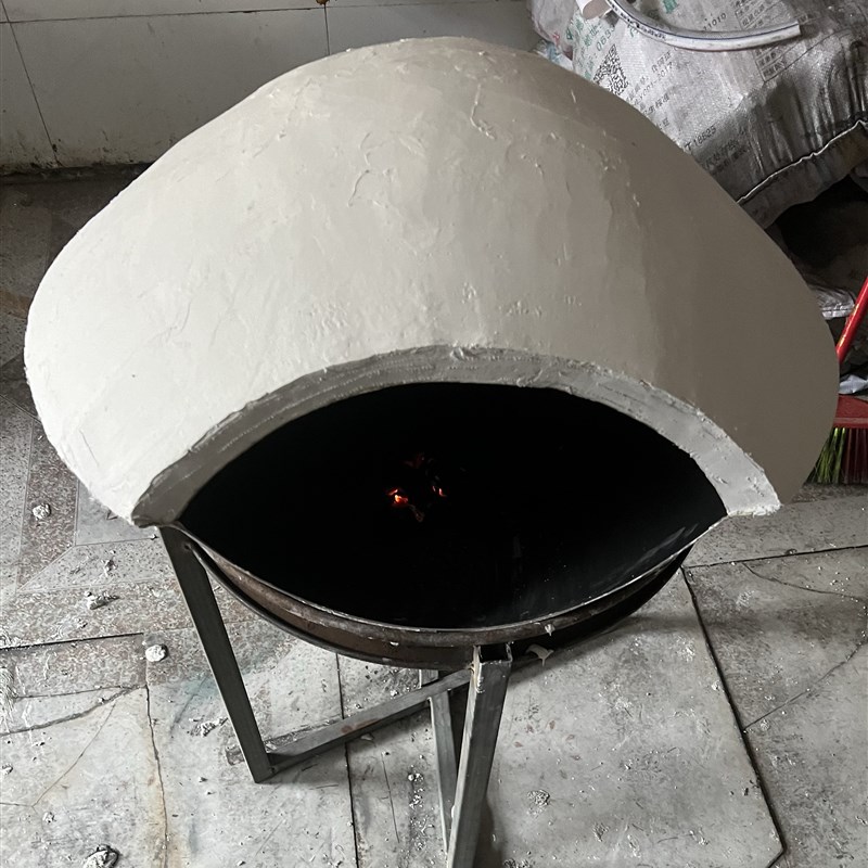 手工制作加厚传统烧饼锅老式烧饼炉子鸡窝炉子P木炭烧饼炉子送工