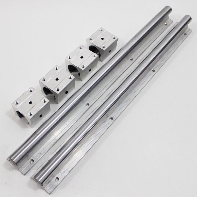 SBR圆柱直线铝托导轨光轴滑轨滑块 12 16 2F0 25 30 35 40 50 套