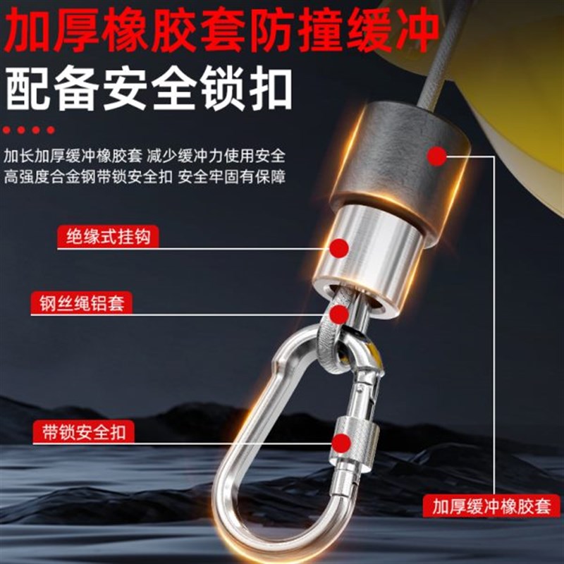 沪工弹簧平衡器塔式平衡吊自锁起重拉力/弹力J器3/5/9kg公斤伸缩