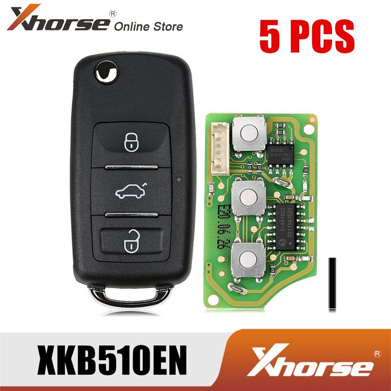 XKB510EN Universal Remote Key B5 Type 3 ButtonRs English Ver