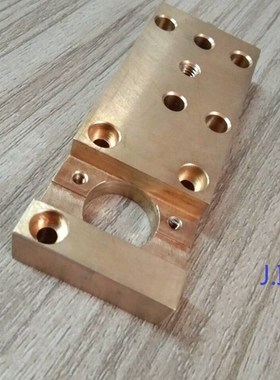 BA8机底板 辅助铜板X262CD527H01 三SL下机头铜座 固定Z座慢走丝