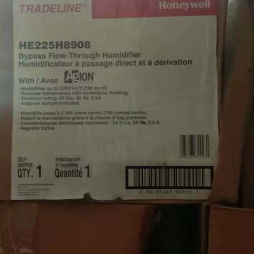 可维修霍尼韦尔Bypass Flow-Through Humidi议价
