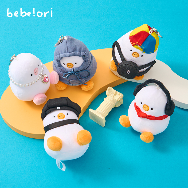 【bebetheori】韩国正品小红书同款哔哔鸭记玩偶挂饰哔哔鸭卫衣款