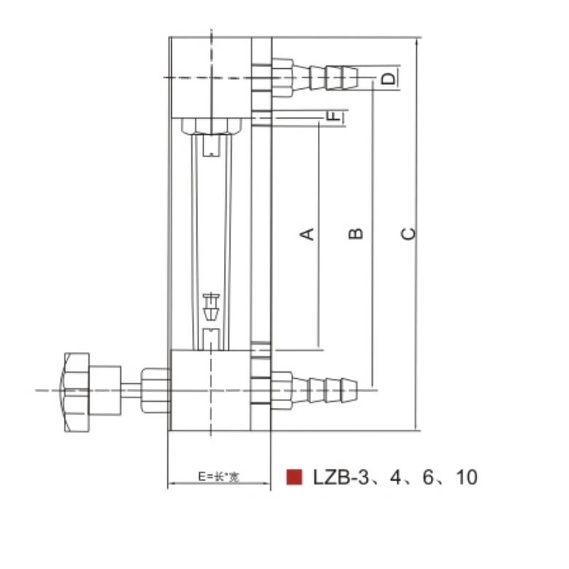 余姚环明LZB3/LBZ-3F/L-ZB-4ZB-/6/ZB-10玻璃转子流量计液体气体 畜牧/养殖物资 畜牧/养殖器械 原图主图