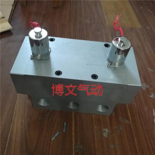 K25D2H j20电磁阀二位五通双电控滑阀6分螺纹3