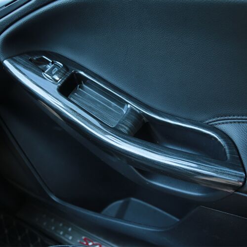 Wood grain ABS lCar Window Lifter Panel Frame Decoration Cov