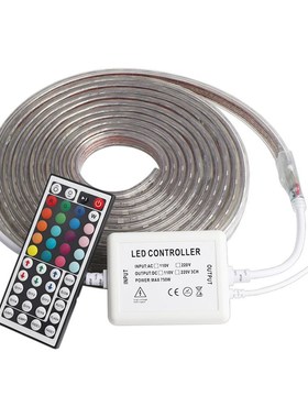 LED Strip Light 220v with 44 Keys RemoIte Controller Flexibl