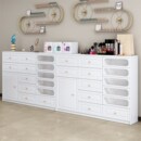 甲油胶收纳柜美妆l店地柜美发店边柜美甲柜子展示柜储物柜落地日