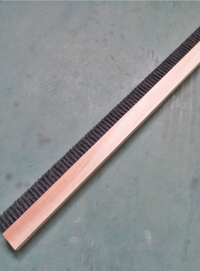 1米4排黑色3.8公分短毛塑料丝加长排刷大M刷子定做硬机器机械工业