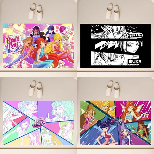 卡通W-Winx俱乐部地垫浴室硅藻泥