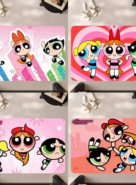 卡通野兽王国P-Powerpuff 硅藻泥地垫浴室防滑垫干湿分离吸水垫