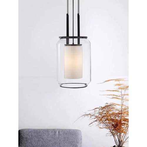 北欧简约餐厅玻璃吊灯现代艺术客厅卧室床头酒店吧台设计师小吊灯