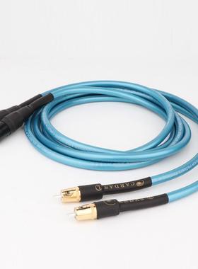 CARDAS/卡达斯GOLDEN5-C发烧级音响RCA双莲花转卡农头公母信号线