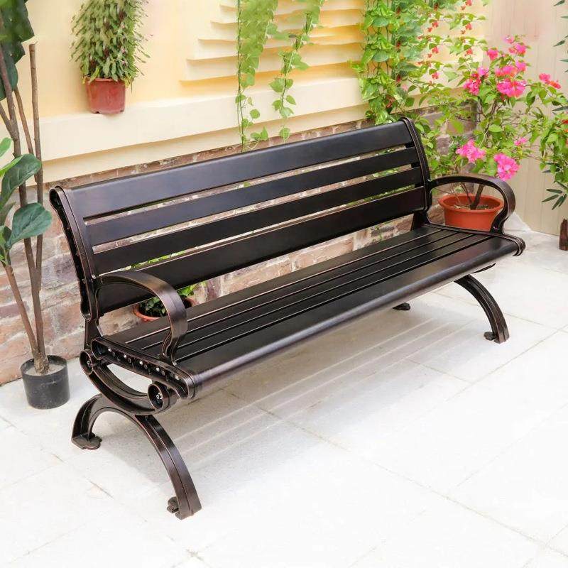 户外铸铝公园椅广场公园公共场所塑木椅庭院别墅长凳椅休闲椅防锈,机械设备,橡胶设备,淘宝优惠券,粉丝福利购,淘宝优惠卷