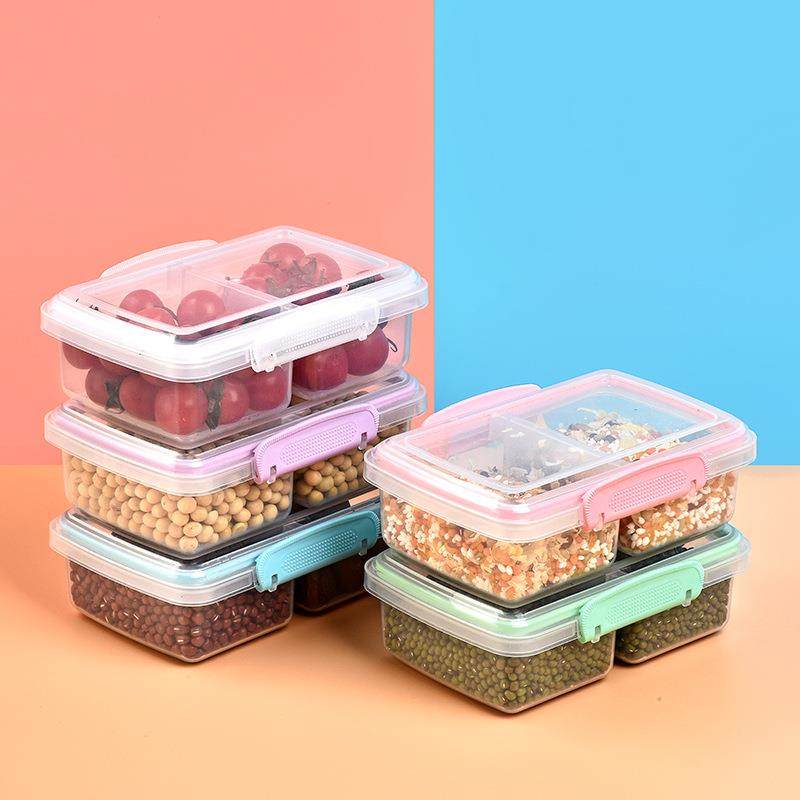 卡扣保鲜盒塑料分隔多格密封盒微波冰箱收纳盒便当饭盒水果盒,机械设备,橡胶设备,淘宝优惠券,粉丝福利购,淘宝优惠卷