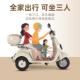 出口外贸新款 小型电动三轮车接送孩子时尚 男女士代步车老人助力车