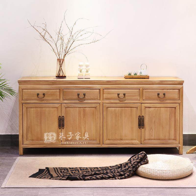 新中式实木储物柜餐边柜大容量民宿长条边柜客厅靠墙家用边柜矮柜,机械设备,橡胶设备,淘宝优惠券,粉丝福利购,淘宝优惠卷
