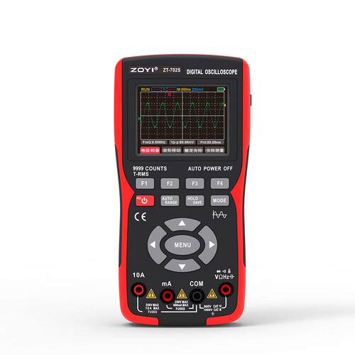 众仪zoyi手持小型示波表ZT-702S便捷迷你示波器汽修用万用表