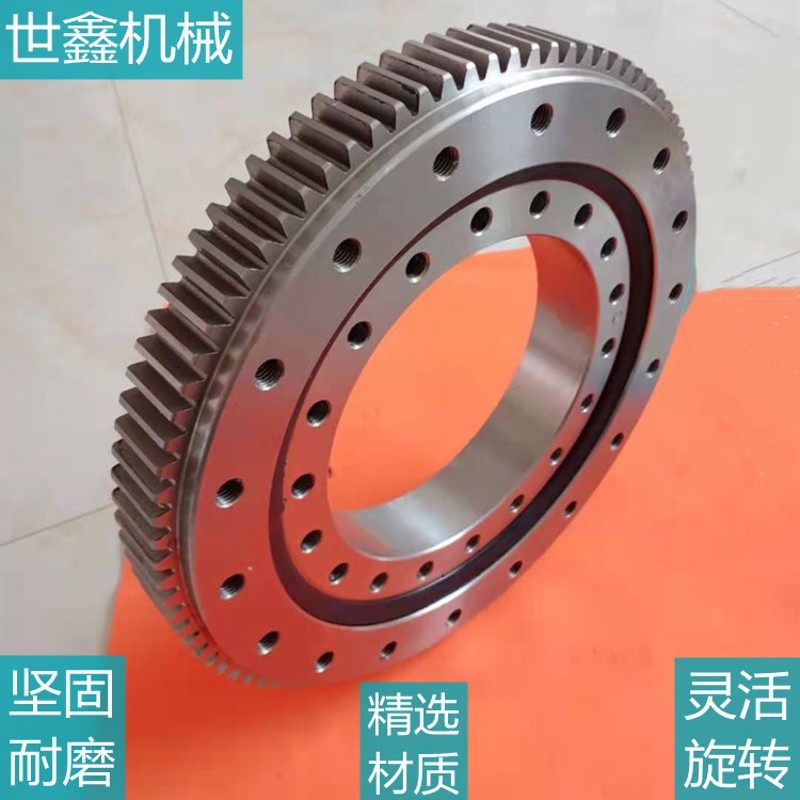 外齿回转支承回转支撑轴承随车吊转盘总成机械臂齿轮转盘011012
