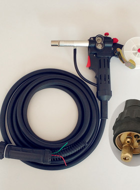 拉丝焊枪15米欧式200NBC250型20米保护一体分体二保焊机加长焊枪