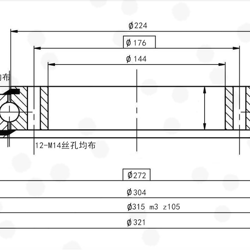 011外齿小型回转支承转盘轴承011.20.280  011.30.500 011.40.900