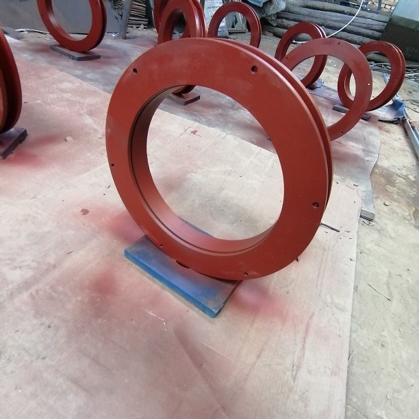 管道旋转轴承电炉旋转吸尘罩转盘360度万向轴承中频炉旋转活节