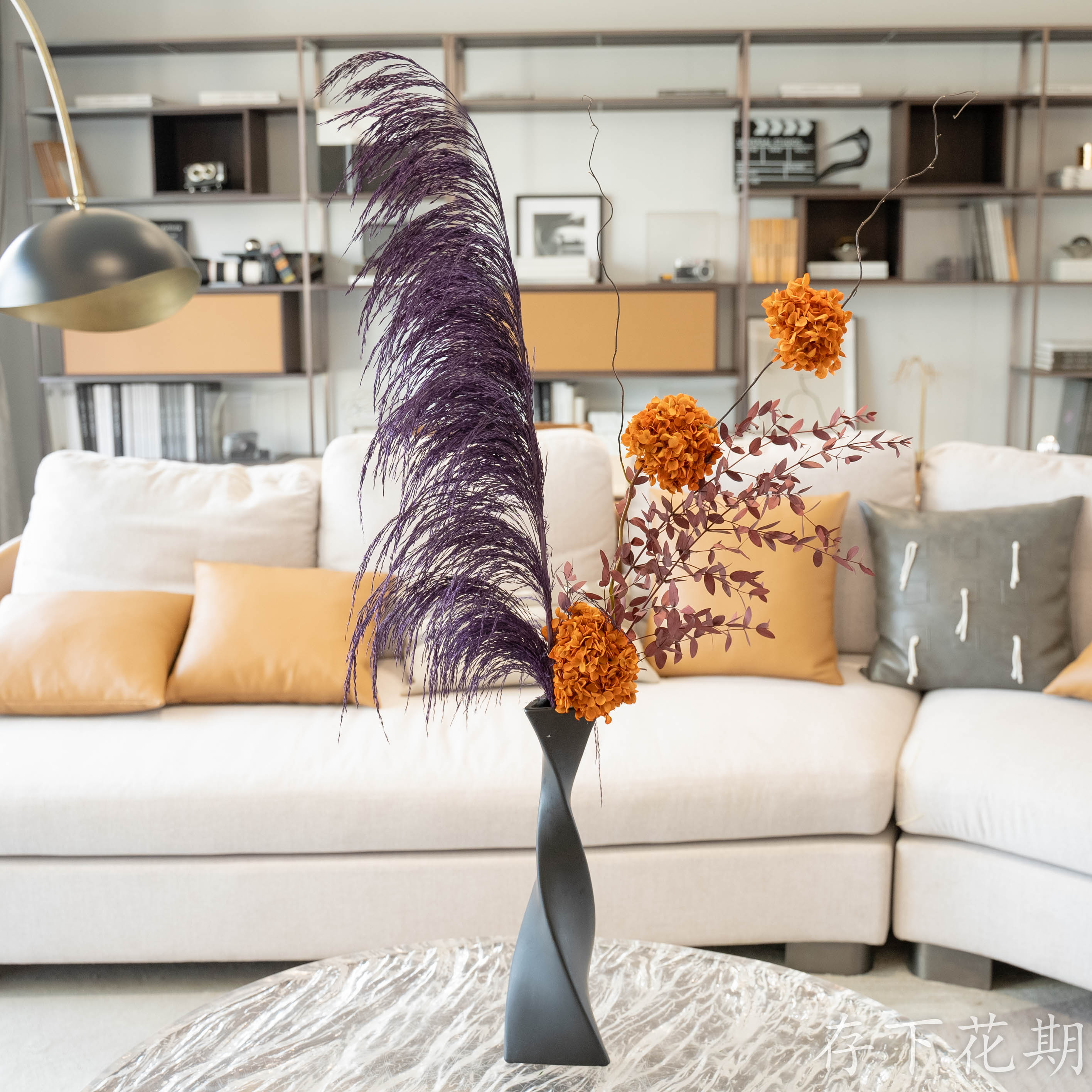 几何入户艺术高长客厅装饰摆件