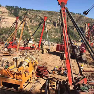 冲击钻机出口马里冲孔打桩机全套设备报关清关