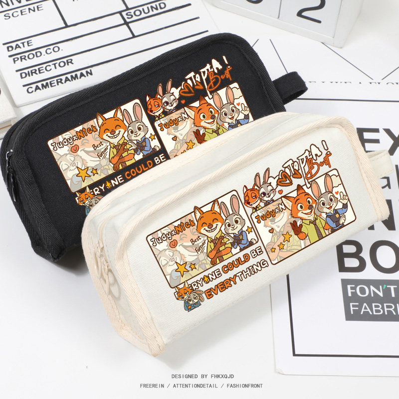 疯狂动物城周边尼克朱迪笔袋