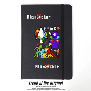 二次元 Alan鼠标 周边 绑带 记事簿 AlanBecker 笔记本 火柴人动画