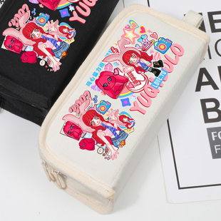 宋雨琦SOLO专辑FREAK周边YUQI兔子同款 gidle应援大容量笔袋文具盒