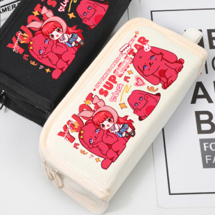 宋雨琦 gigi周边同人GIDLE女娃粉丝应援同款礼物大容量笔袋文具袋