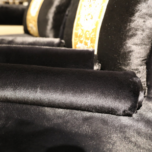 客厅奢华中式 欧式 沙发垫毛绒防滑真皮坐垫子冬季 美式 实木通用定做