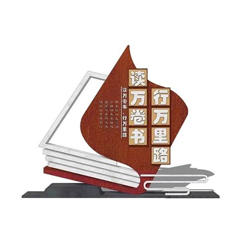 不锈钢书简雕塑定制毕业赠送母校书造型校园锻铜卷轴文化广场摆件