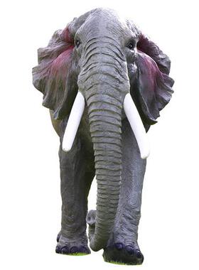 户外仿真大象雕塑大型商场园林景观玻璃钢售楼处幼儿园装饰品摆件