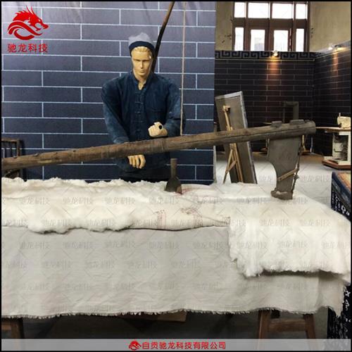 农耕文化道具设计定制传统文化民俗创意园定做动态仿真牛耕田模型