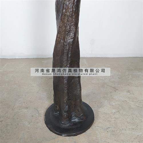 仿真榕树盆景绿植仿真榕树叶大型植物室内装饰摆件实木假榕树