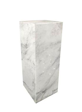 爵士白大理石摆台落地基座酒店展厅样板房艺术品摆件展示底座