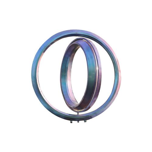 大型不锈钢圆环雕塑园林景观校园地标建筑售楼处雕塑不锈钢雕塑