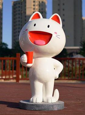 玻璃钢卡通雕塑卡通人物吉祥物形象摆件大型公仔广场动漫雕塑