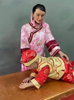 蜡像场景复原电动蜡像仿真人