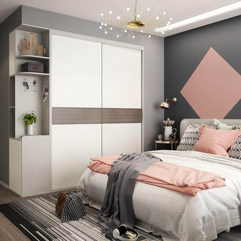 志邦全屋定制衣柜卧室衣柜推拉门衣帽间整体大衣柜简约现代卧室50