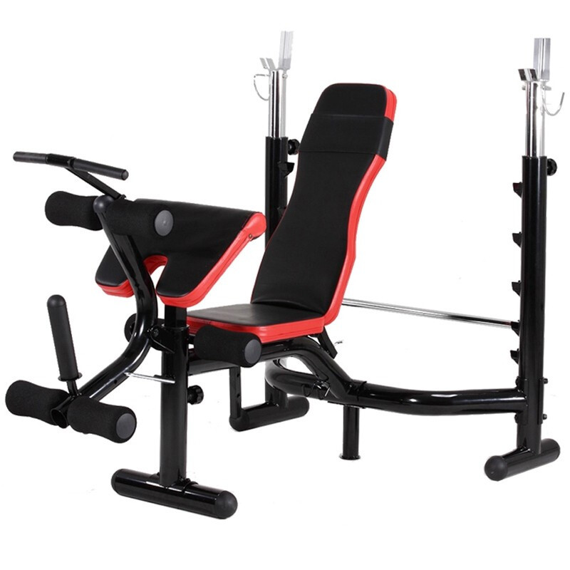 康乐佳K310-1多功能举重床力量器械卧推器配踢腿二头肌训练架