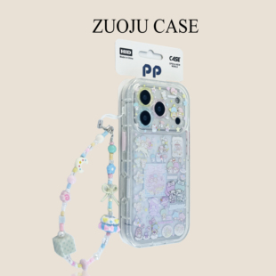 花朵镜头双子星美乐蒂链条适用苹果17手机壳新款 iphone17promax全包保护套苹果16ProMax苹果15pro防摔女14pro