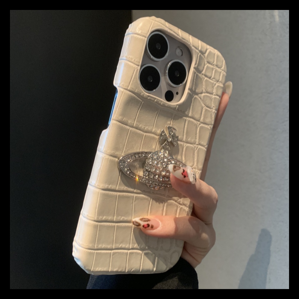 白色鳄鱼纹西太后适用苹果15promax手机壳苹果14新款iphone16promax高级感苹果13保护套套12全包ProMax防摔11