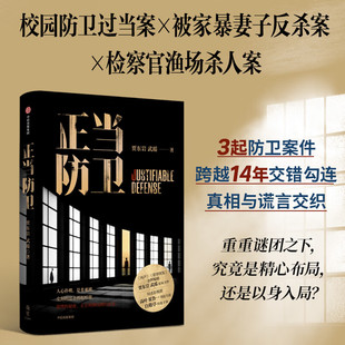 武瑶著 高叶 司法悬疑 正当防卫 中信 电视剧同名小说 贾东岩 白敬亭特邀主演 正版 张鲁一领衔主演