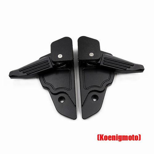 适用于比亚乔VESPA改装新款春天冲刺1H50弹射脚踏铝合金后乘客脚