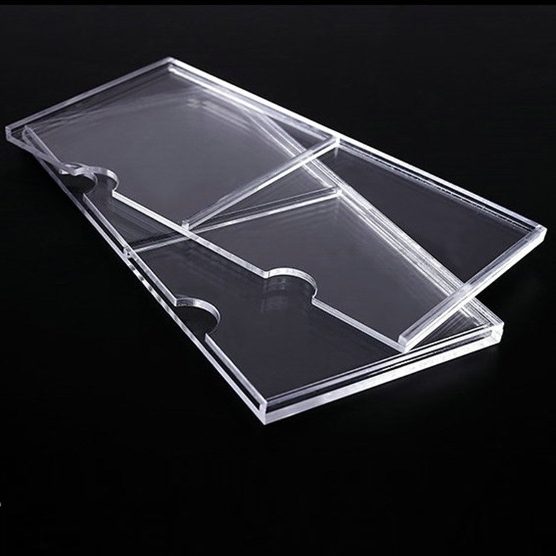 产双层亚克力插槽A4卡槽 宣传z展示牌有机插盒 透明亚克力展示牌